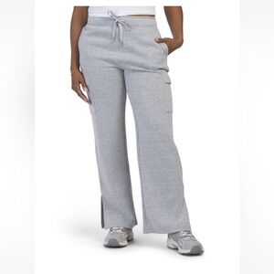 KYODAN Fleece Straight Leg Joggers With Cargo Pockets